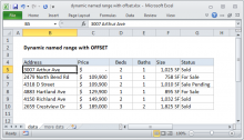 How To Use The Excel OFFSET Function | Exceljet